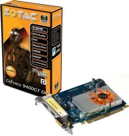 Zotac GeForce 9400 GT DP, 512MB DDR2, DVI, HDMI, DP
