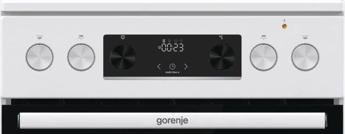 Gorenje GECS5C60WPA Elektroherd mit Glaskeramik-Kochfeld
