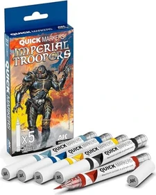 AK-Interactive Quick Markers Imperial Troopers Farbset, 5-tlg.