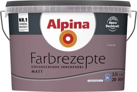 Alpina Farben Farbrezepte Innenfarbe cupcake matt, 2.5l