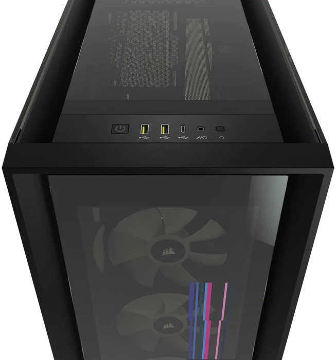 Corsair iCue 5000X RGB Signature Series Glitch, schwarz, Glasfenster