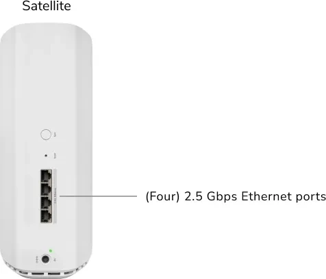 Netgear Orbi Wi-Fi 7, 870 Serie RBE870, Satellit, weiß