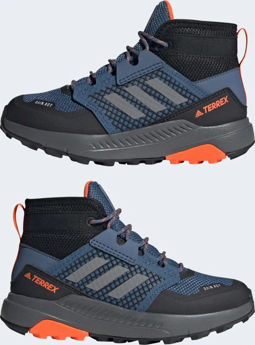 adidas Terrex Trailmaker Mid Rain.RDY wonder steel/grey three/impact orange (Junior)