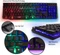 Orzly RX250 4in1 PC Gaming Essential Pack, Tastatur, Headset, Maus und Mousepad, USB, UK Vorschaubild