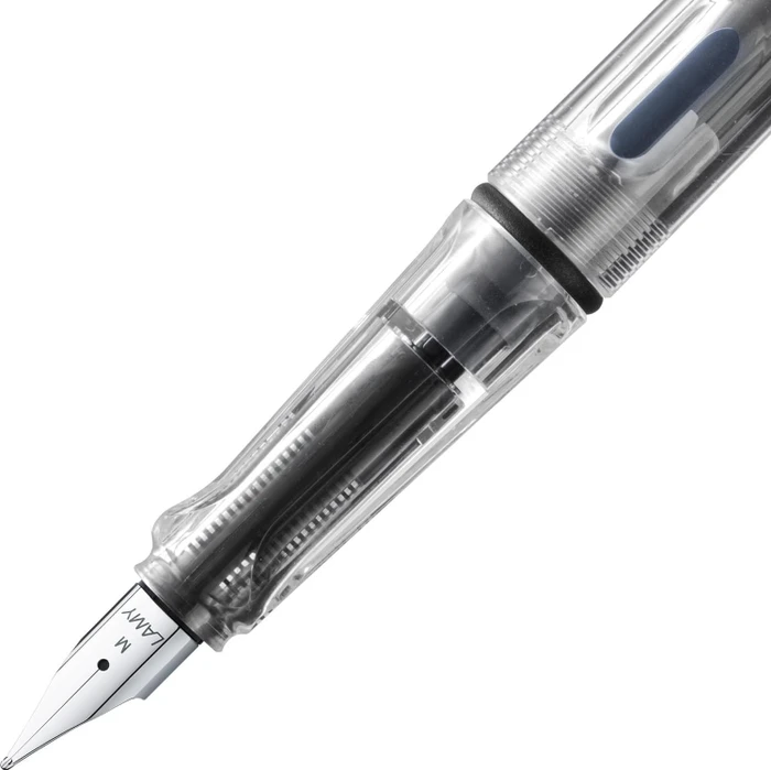 Lamy safari vista transparent, rechte Hand, mittel
