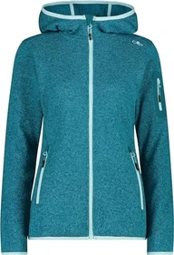 CMP Knit Tech Fleece Hoody Jacke acqua/teal (Damen)