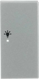 Busch-Jaeger Wippe 2-fach mit Symbol "Licht", alusilber
