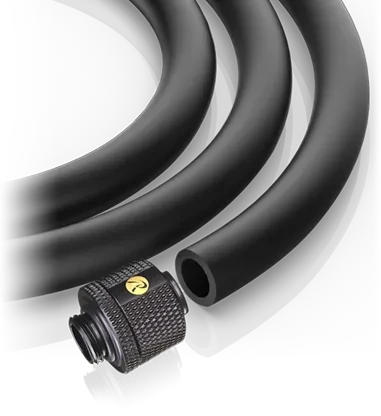 Raijintek Raitubo-EPDM6 Tube, 16/10mm, 2m, schwarz