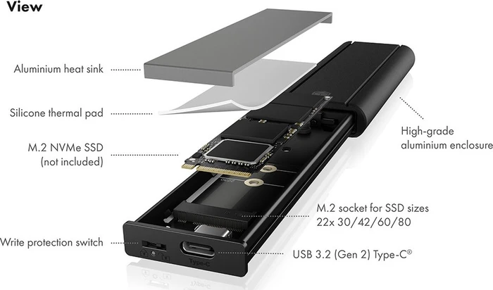 RaidSonic Icy Box IB-1807MT-C31, USB-C 3.1
