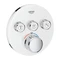 Grohe Grohtherm SmartControl Thermostat mit 3 Ventilen moon white Vorschaubild