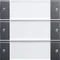 Gira System 55 Wippenset mit Beschriftungsfeld 3-fach Vorschaubild