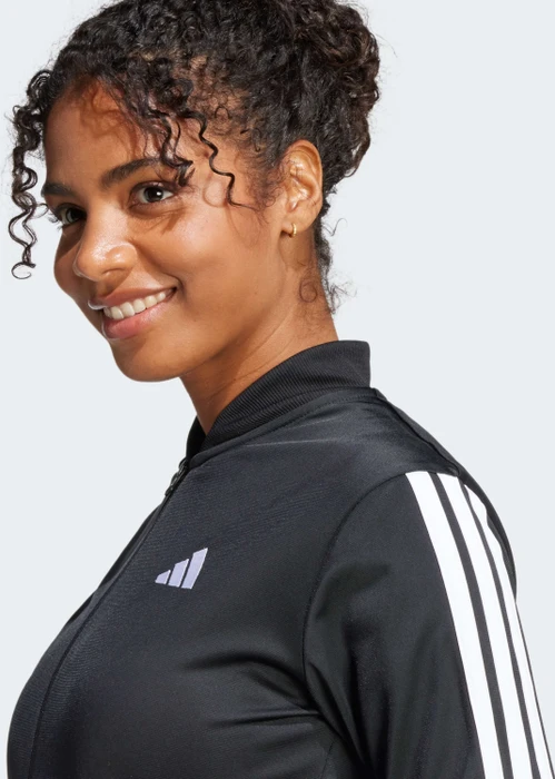 adidas Essentials 3-Streifen Trainingsanzug schwarz (Damen)