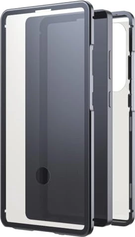 Black Rock 360° Glass Case für Samsung Galaxy S25 Ultra schwarz