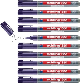 edding 361 Whiteboardmarker violett, 10er-Pack