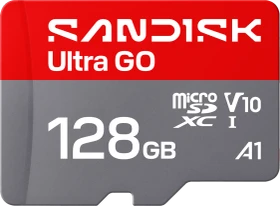 SanDisk Ultra GO R140 128GB, UHS-I U1, A1, Class 10