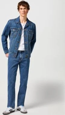 Wrangler Regular Classic Denim Jeansjacke mid stone (Herren)