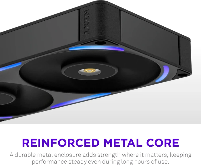 NZXT F Series F280X, schwarz, 2x 140mm