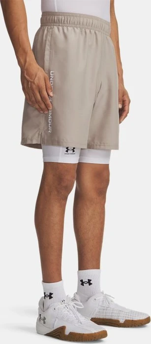 Under Armour Woven Wordmark Hose kurz timberwolf taupe/white (Herren)