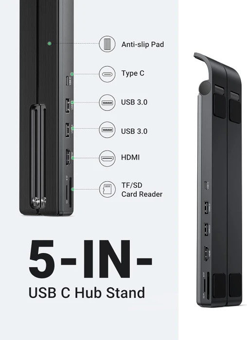 Ugreen X-Kit Foldable Laptop Stand, USB-C 3.0 [Buchse]
