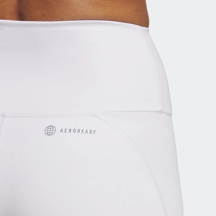adidas Yoga Essentials High-Waisted Hose lang silver dawn (Damen)