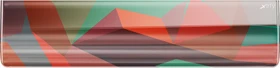 Cherry Xtrfy WR5 Litus Red Compact Wrist Rest, transparent/grau/grün/rot