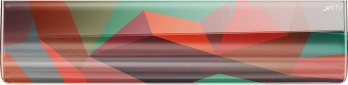 Cherry Xtrfy WR5 Litus Red Compact Wrist Rest, transparent/grau/grün/rot