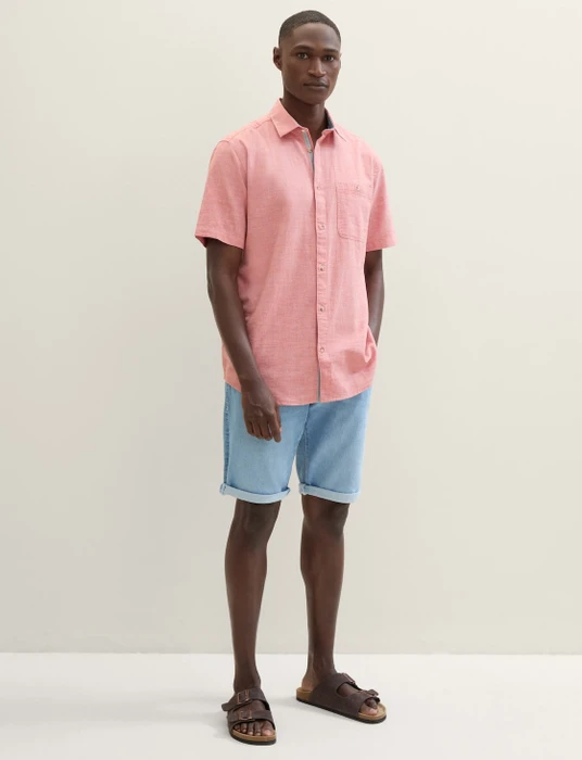 Tom Tailor Josh Jeansshorts Jeans used bleached blue denim (Herren)