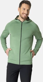 Odlo Ascent Performance Wool Warm Midlayer Funktionsshirt langarm loden frost (Herren)
