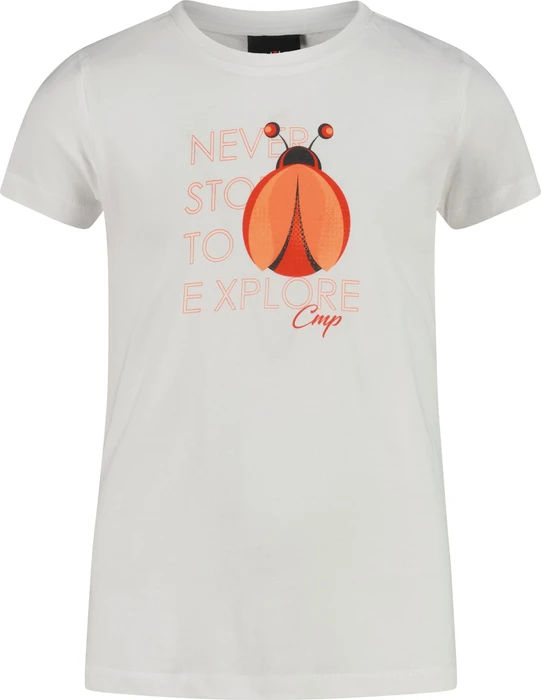 CMP Bio Baumwolle T-Shirt kurzarm bianco (Junior)