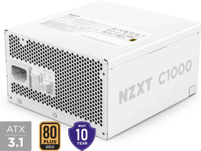 NZXT C Series C1000 Gold weiß 1000W, ATX 3.1