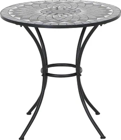 Siena Garden Como Gartentisch 60cm schwarz