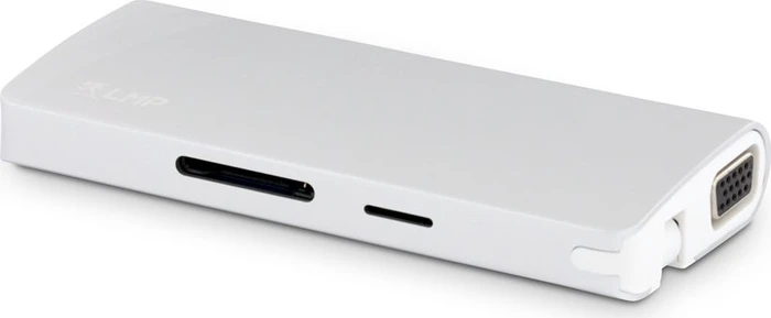 LMP USB-C Travel Dock, 9-Port, USB-C 3.0 [Stecker], silber