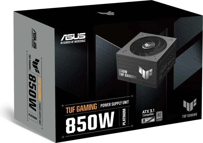ASUS TUF Gaming Platinum, TUF-GAMING-850P, 850W, ATX 3.1