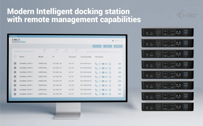 i-tec Intelligent Dual Display Docking Station, USB-C 3.1 [Buchse]