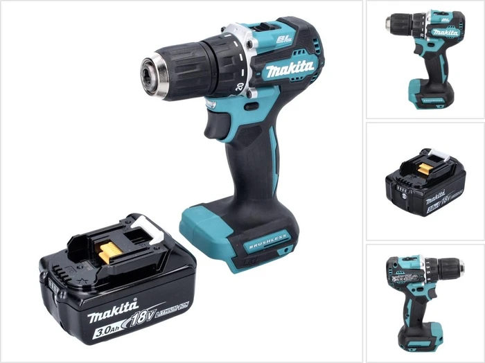 Makita DDF487F1 Akku-Bohrschrauber inkl. Akku 3.0Ah