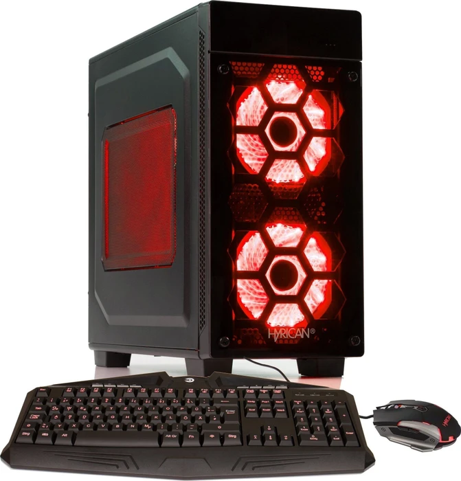Hyrican Striker 6133, Red, Core i7-9700K, 16GB RAM, 500GB SSD, 2TB HDD, GeForce RTX 2080