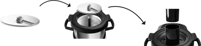 Bosch MCC9555D04 Cookit Set Deluxe Multikocher weiß