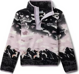 Columbia Helvetia II Half Snap Fleece mit Print Pullover shale purple sisters/lavender pearl (Junior)