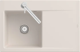 Villeroy & Boch Subway Style 45 Einbau Becken links crema