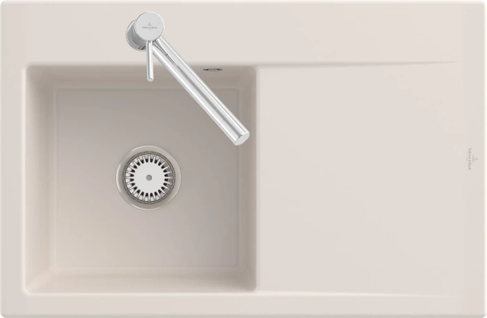 Villeroy & Boch Subway Style 45 Einbau Becken links crema