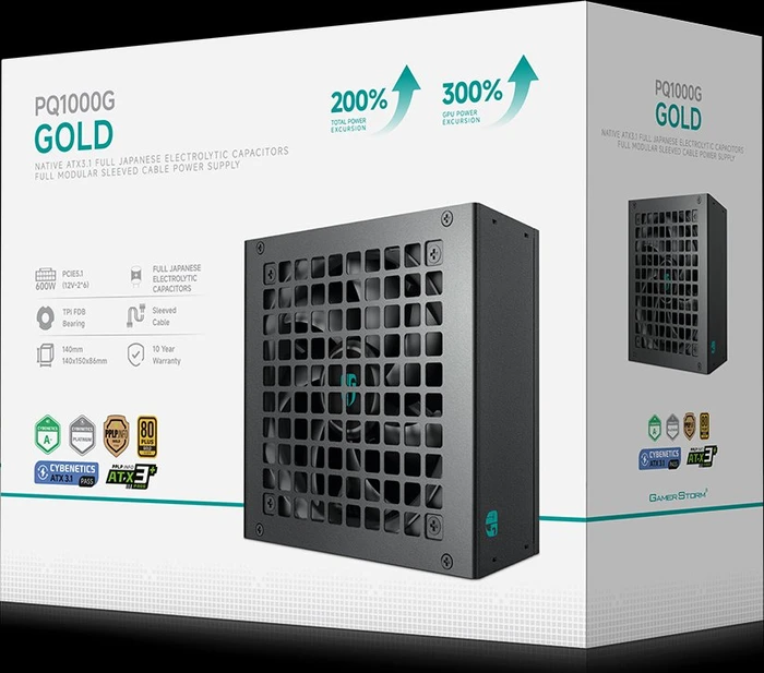 DeepCool GamerStorm PQ-G Series PQ1000G schwarz 1000W, ATX 3.1