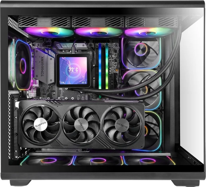 Mars Gaming MC-REVMAX Black, Glasfenster