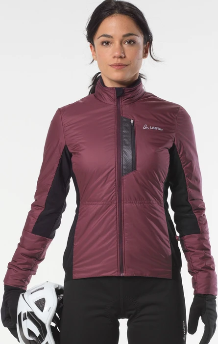 Löffler Bike Iso PL60 Fahrradjacke aubergine (Damen)