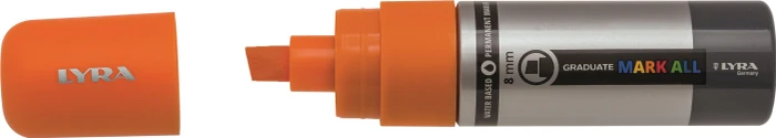 Lyra Graduate Mark All Permanentmarker 8mm orange
