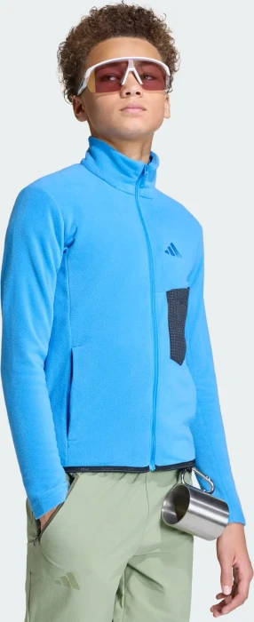 adidas Terrex Multi Full-Zip Fleece Funktionsjacke ray blue (Junior)