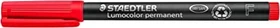 Staedtler Lumocolor 318 permanent rot, 10er-Pack