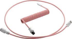 CableMod Pro Coiled Keyboard Cable USB Micro-B auf USB-A, Tastaturkabel (Spiral-Textilkabel), 1.5m, Orangesicle