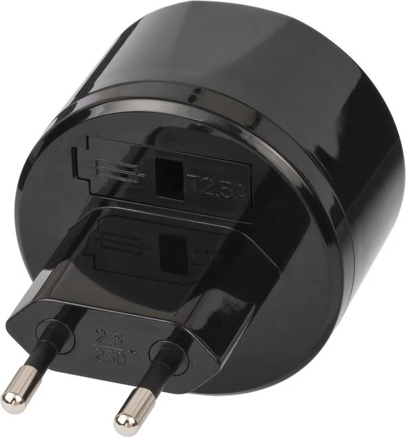 Brennenstuhl Travel Adapter USA/Euro mit 2.5A Sicherung