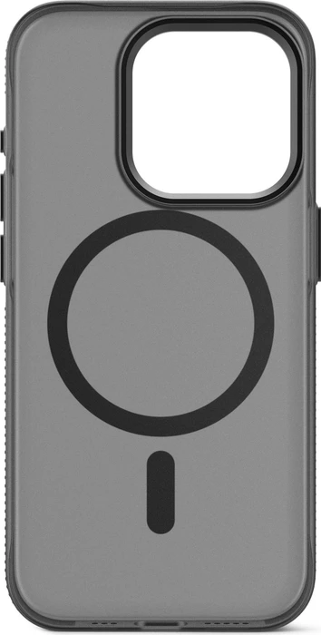 Decoded Recycled Plastic Grip Case für Apple iPhone 15 Pro transparent/schwarz