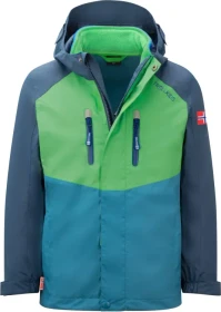 Trollkids Bryggen 3in1 Funktionsjacke fresh green (Junior)